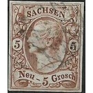 King Johann I - Germany / Old German States / Saxony 1857 - 5