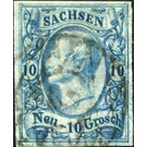 King Johann I - Germany / Old German States / Saxony 1861 - 10