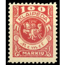 Klaipeda coat of arms - Germany / Old German States / Memel Territory 1923 - 100