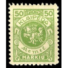Klaipeda coat of arms - Germany / Old German States / Memel Territory 1923 - 50