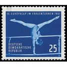 Kunstturn European Cup of Women, Leipzig  - Germany / German Democratic Republic 1961 - 25 Pfennig