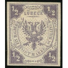 Lübeck coat of arms - Germany / Old German States / Lübeck 1862
