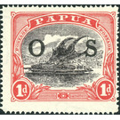 Lakatoi - Black overprint OS - Melanesia / Papua 1931 - 1