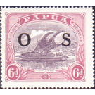 Lakatoi - Black overprint OS - Melanesia / Papua 1931 - 6