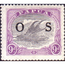 Lakatoi - Black overprint OS - Melanesia / Papua 1931 - 9