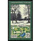 landscape park  - Germany / German Democratic Republic 1981 - 25 Pfennig