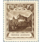 landscapes  - Liechtenstein 1930 - 120 Rappen