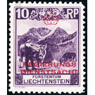 landscapes  - Liechtenstein 1932 - 10 Rappen