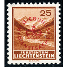 landscapes  - Liechtenstein 1934 - 25 Rappen