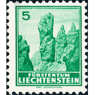 landscapes  - Liechtenstein 1934 - 5 Rappen