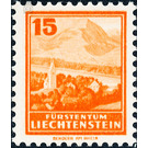 landscapes  - Liechtenstein 1935 - 15 Rappen