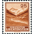 landscapes  - Liechtenstein 1935 - 25 Rappen