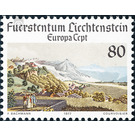 landscapes  - Liechtenstein 1977 - 80 Rappen