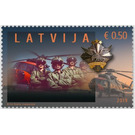 Latvian Air Force - Latvia 2019 - 0.50