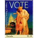 League of Women Voters Poster - Polynesia / Tuvalu 2020