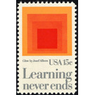 Learning Never Ends - "Glow" by Josef Albers - United States of America 1980