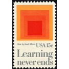 Learning Never Ends - "Glow" by Josef Albers - United States of America 1980