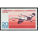 Leichtahtletik- European Junior Championships, Leipzig, European Rowing Championships, Berlin, World Championships in tournament fishing, Güstrow  - Germany / German Democratic Republic 1968 - 20 Pfennig