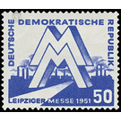 Leipzig Spring Fair  - Germany / German Democratic Republic 1951 - 50 Pfennig