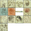 Leonardo Da Vinci Sketchwork - United Kingdom / Northern Ireland Regional Issues 2019 Set