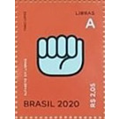 Letter A in Brazilian Sign Language - Brazil 2020 - 2.05