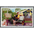 Letter Carrier Quad - East Africa / Mayotte 2010 - 0.58