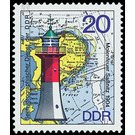 Lighthouses, beacon, lighthouse and mole fire  - Germany / German Democratic Republic 1975 - 20 Pfennig