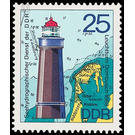 Lighthouses, beacon, lighthouse and mole fire  - Germany / German Democratic Republic 1975 - 25 Pfennig
