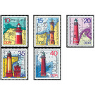 Lighthouses  - Germany / German Democratic Republic 1974 Set