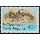 Lobster and sea crab - Caribbean / Saint Kitts and Nevis 1978 - 40