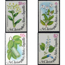 Local flowers - Caribbean / Saint Kitts and Nevis 1980 Set