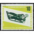 Luge World Championships, Friedrichroda (Thuringia)  - Germany / German Democratic Republic 1966 - 10 Pfennig