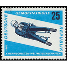 Luge World Championships, Friedrichroda (Thuringia)  - Germany / German Democratic Republic 1966 - 25 Pfennig