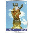 Luqa - Statue of St. Andrew - Malta 2019 - 0.28