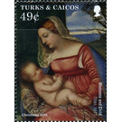 Madonna and Child, by Titian (1511) - Caribbean / Turks and Caicos Islands 2015 - 49