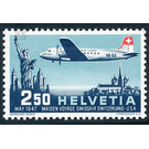 Maiden flight  - Switzerland 1947 - 250 Rappen