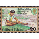 Making a mat - Micronesia / Gilbert Islands 1977 - 20