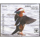 Mandarin Duck (Aix galericulata) - Polynesia / Cook Islands 2020 - 29.90