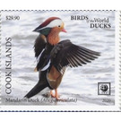 Mandarin Duck (Aix galericulata) - Polynesia / Cook Islands 2020 - 29.90