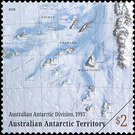 Map by the Australian Antarctic Division, 1993 - Australian Antarctic Territory 2019 - 2