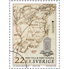Map of Postal Routes - Sweden 2020 - 22