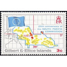 Map of South Pacific - Micronesia / Gilbert and Ellice Islands 1972 - 3