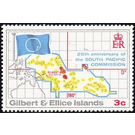 Map of South Pacific - Micronesia / Gilbert and Ellice Islands 1972 - 3