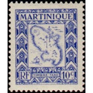 Map of the island - Caribbean / Martinique 1947 - 10