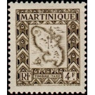 Map of the island - Caribbean / Martinique 1947 - 4