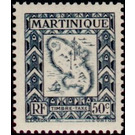 Map of the island - Caribbean / Martinique 1947 - 50