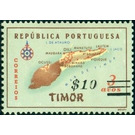 Map of Timor - Timor 1960 - 10
