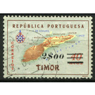 Map of Timor - Timor 1960 - 2