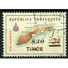 Map of Timor - Timor 1960 - 30
