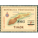 Map of Timor - Timor 1960 - 5